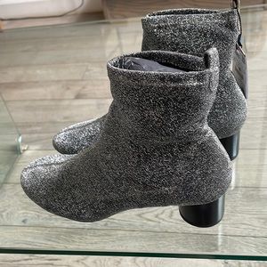 Brand new Zara sparkle stretch boots size 39